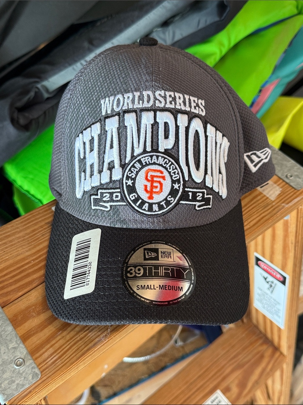 New Era San Francisco Giants Gray and Black World Series Champions Hat